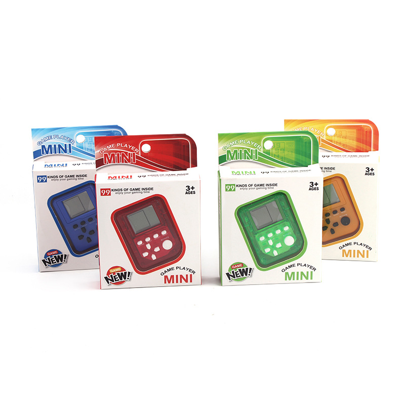 Consola portátil mini Tetris GAME BOX japonesa, juguete colgante nostálgico_voghion.com