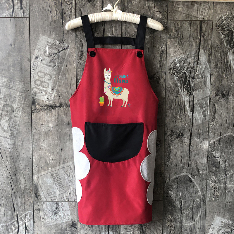 Estilo coreano delantal sin mangas Halter impermeable artista floral jardinería pet shop barista moda ropa de trabajo logotipo personalizado