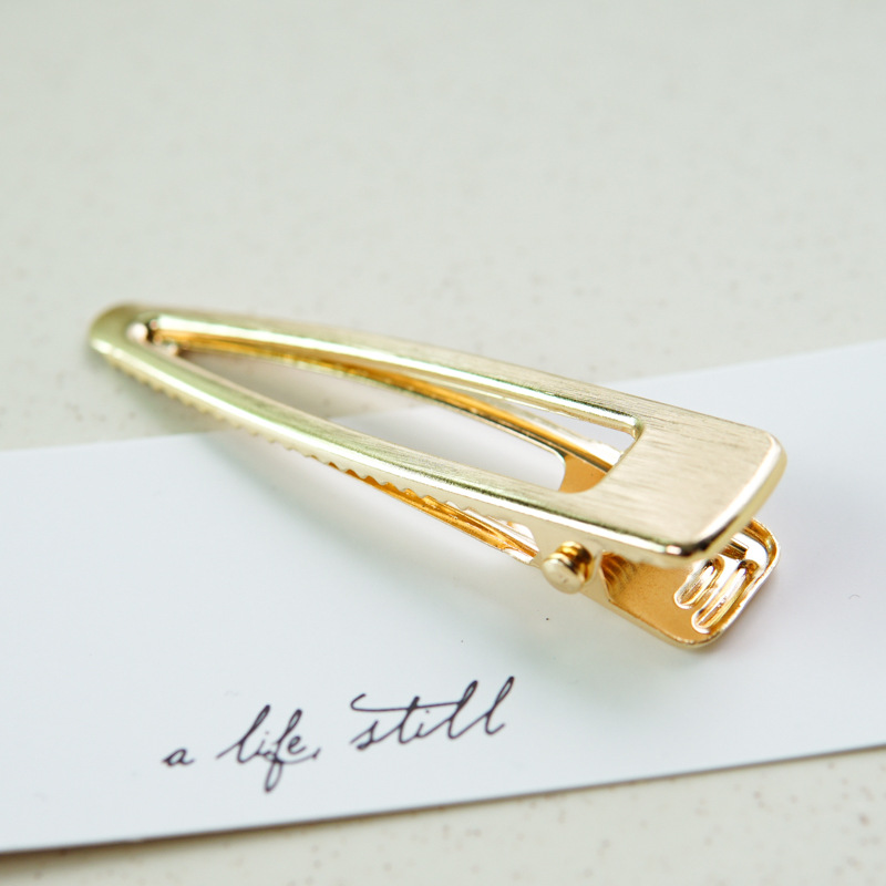 8g Weight Headwear Classification Anniversary Occasion Alloy Material Geometric Pattern Women'S Gender Plating Design Fashion Style Gold Color Metal Pearl Gold Hairpin 9