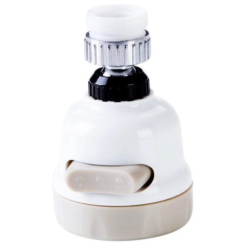 Faucet aerator, filter spout, 360-degree rotating aerator splash-proof spout, easy and quick installation in the kitchen