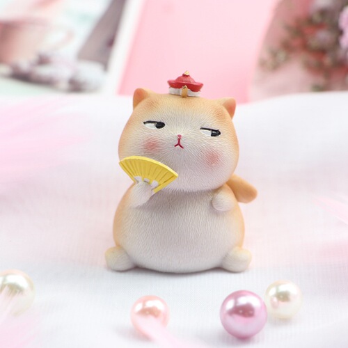 nis new and unique creative gifts retro palace cat baking cake decoration ornaments car interior decoration ornaments