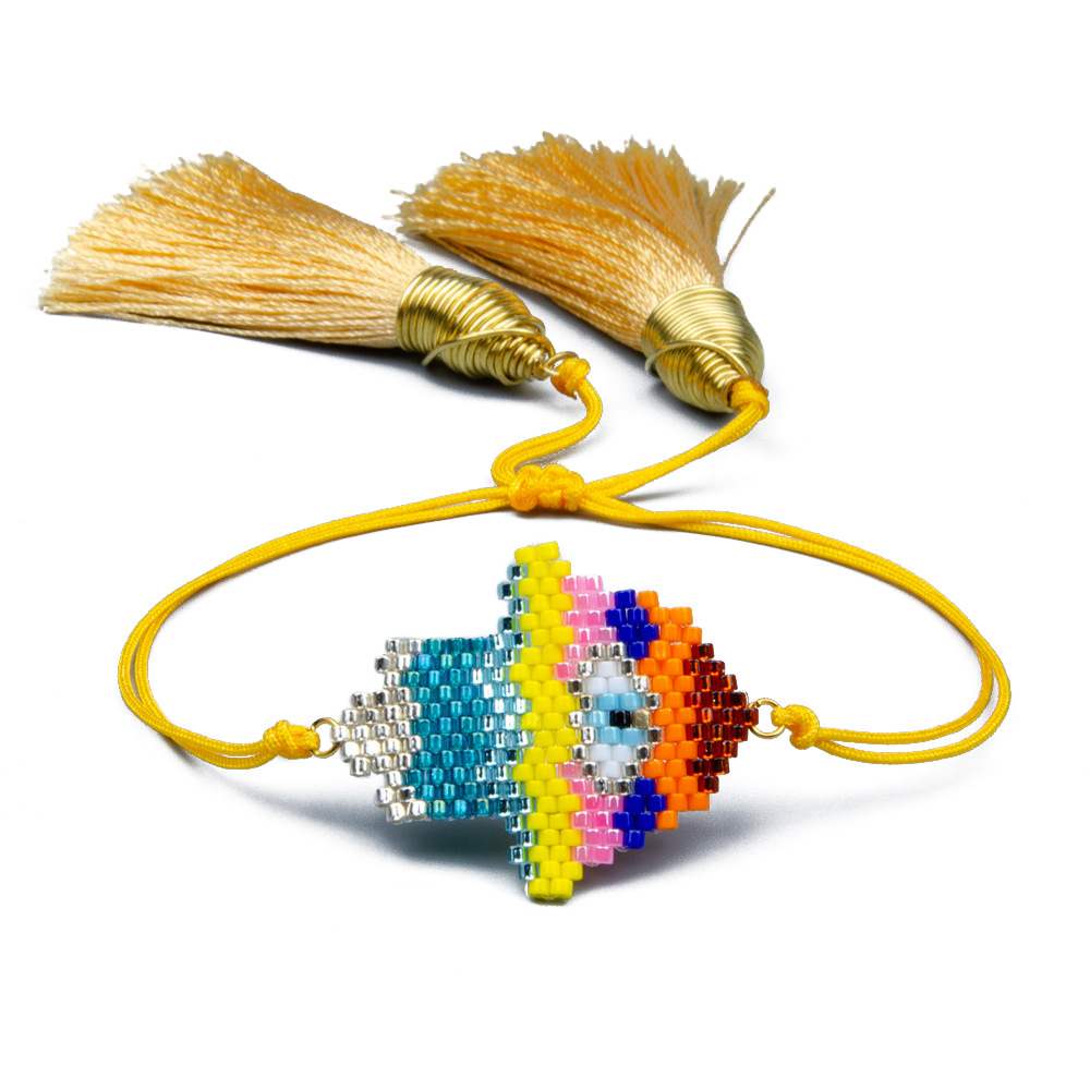 Hand-woven Colorful Palm Eyes Bracelet display picture 14