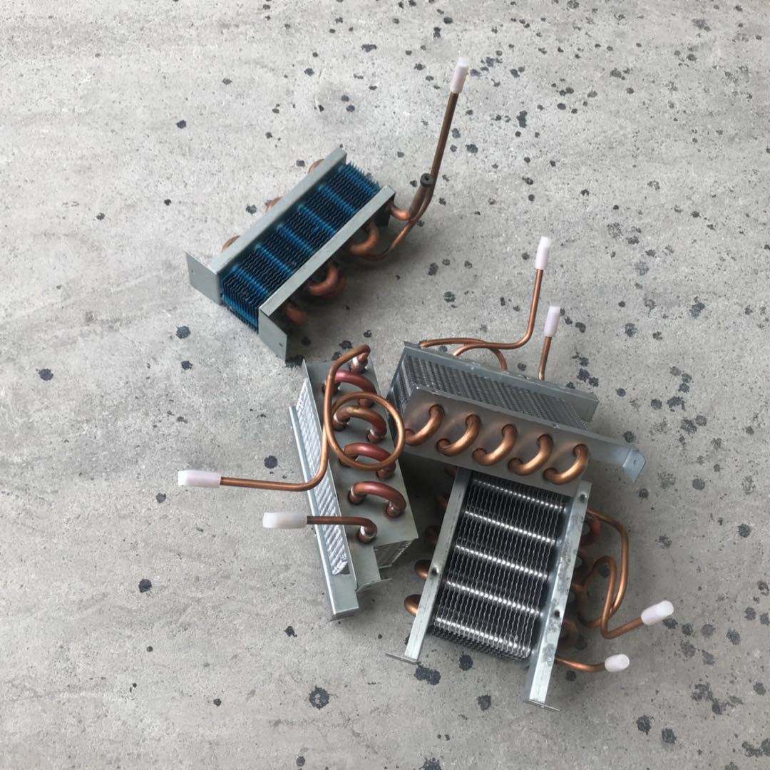 河南厂家定制生产 铜管铝翅片 小型汽车加载空调用蒸发器