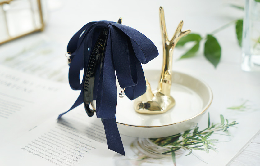 Korean Multilayer Ribbon Fabric Bow Hair Clip Wholesale Nihaojewelry display picture 1
