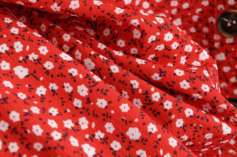 Polyester Fashionskirt(red-S) NHDS0746-red-S