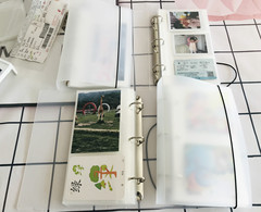 Album for loose pages 10*10cm oil pastel painting album 3-inch collection album invoice holder storage art work collection album