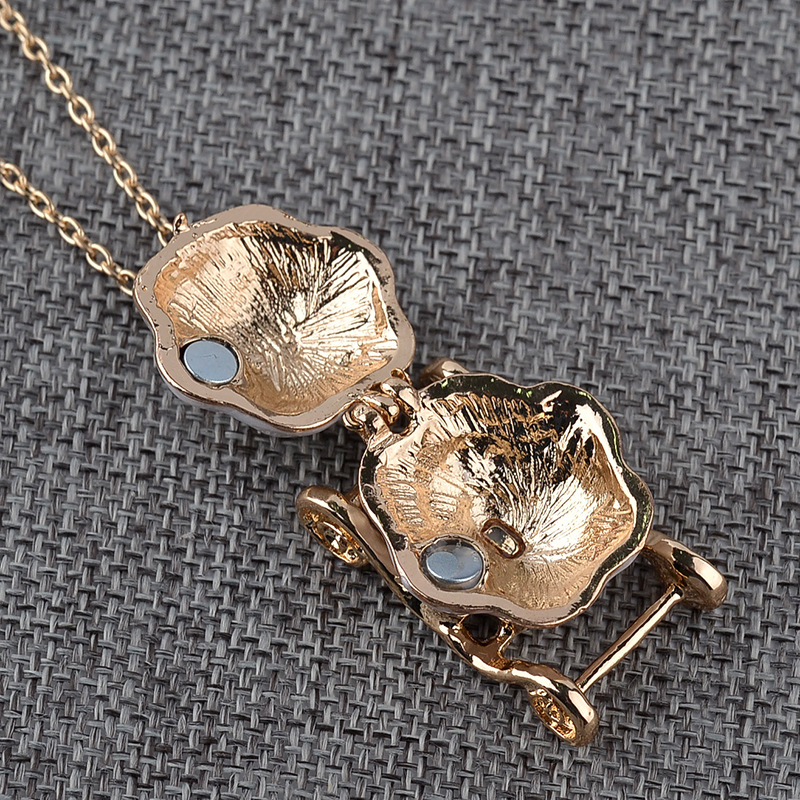 Fashion magic pumpkin car alloy necklace clavicle chain accessories hot sale