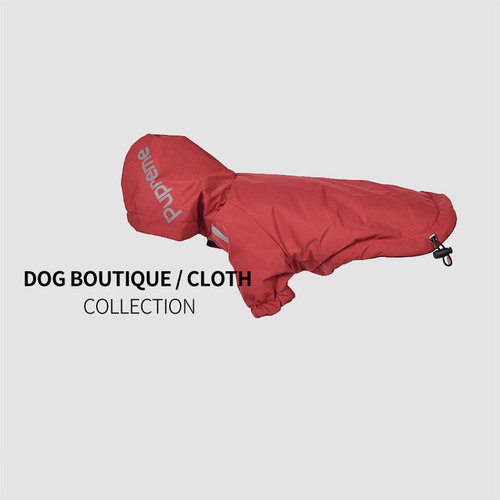 Cross-border new pet clothing Winter dog clothing Fleece-lined thick waterproof two-legged hooded clothing