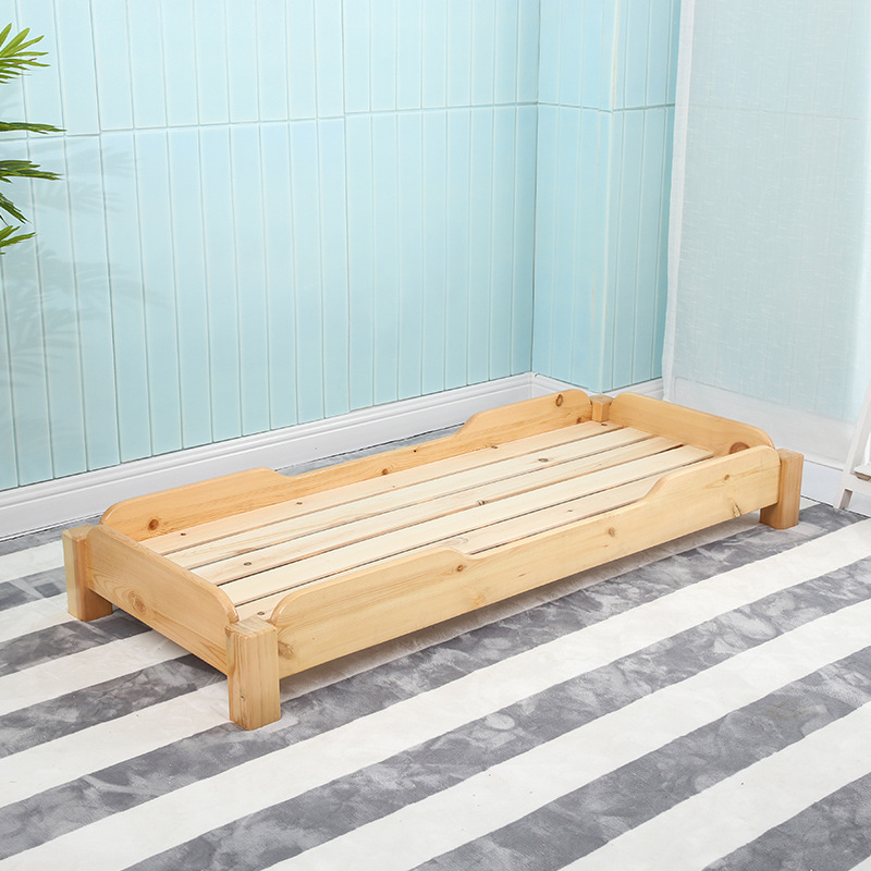 Manufacturers direct desirable childbear bed bedroom 托 bed wood bed child single bed creator lame