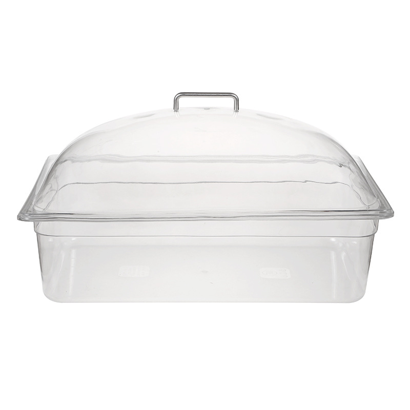 厂家批发透明大号份数盘酱菜糕点食品盒方形加厚PET展示盒塑料盒