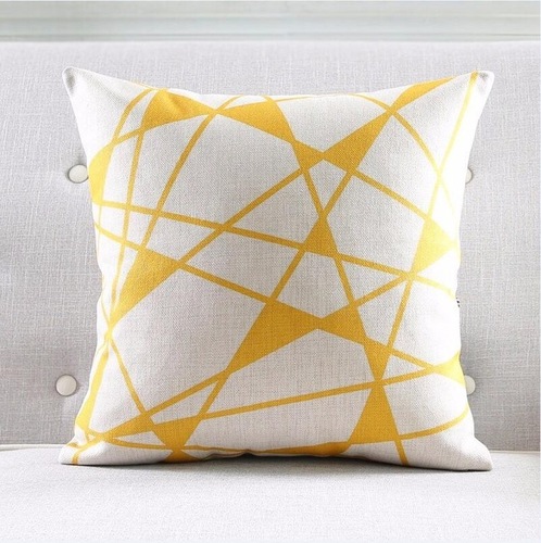 Wish Amazon ebay cross-border design Nordic geometric striped sofa pillow thick linen decorative cushion