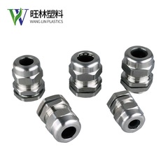 PG-type stainless steel cable waterproof connector, metal fixed head, Gland head, 304 material