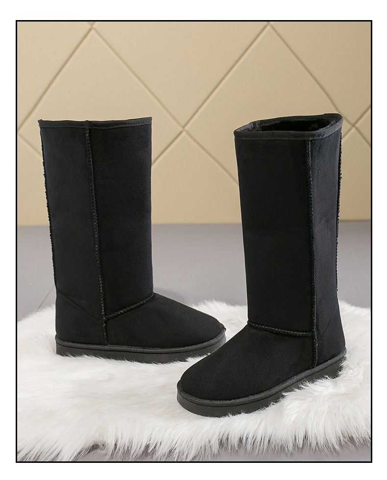 2024 high-top foreign trade European and American snow boots for women, high-top snow boots for women, Russian 33 cm tall boots, size 41_voghion.com