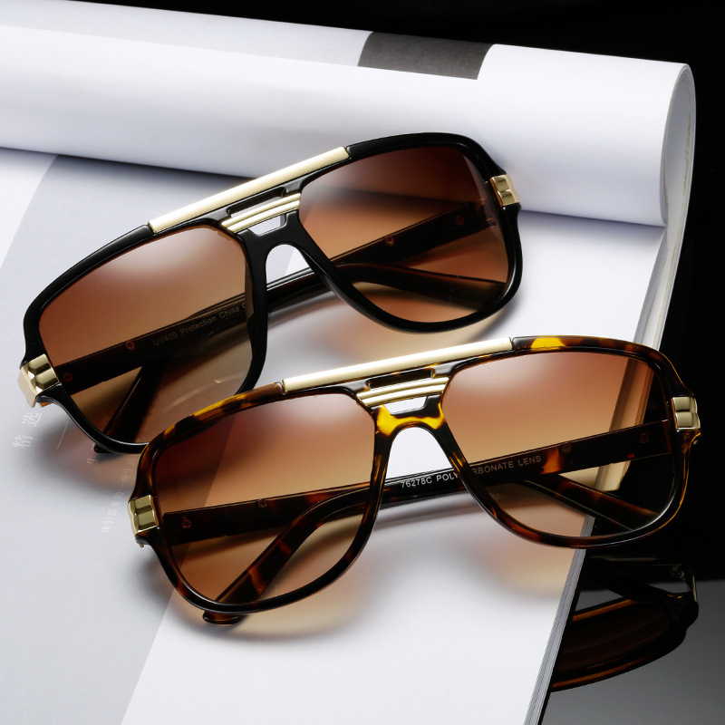 97566 European and American fashion same style new retro square sunglasses fashion Men's glasses metal sunglasses 97566 European and American fashion same style new retro square sunglasses fashion Men's glasses metal sunglasses