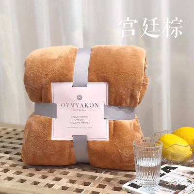 厂家直销 法莱绒毛毯 夏季办公室空调毛巾被 沙发午睡毯盖毯 批发