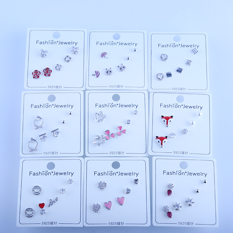 geometric small fresh earrings