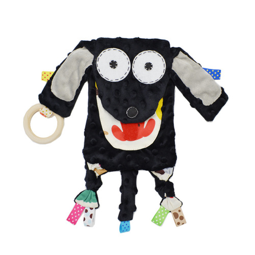 Koty baby animal-shaped comfort napkin can be chewed in the mouth to soothe the baby to sleep artifact plush toy