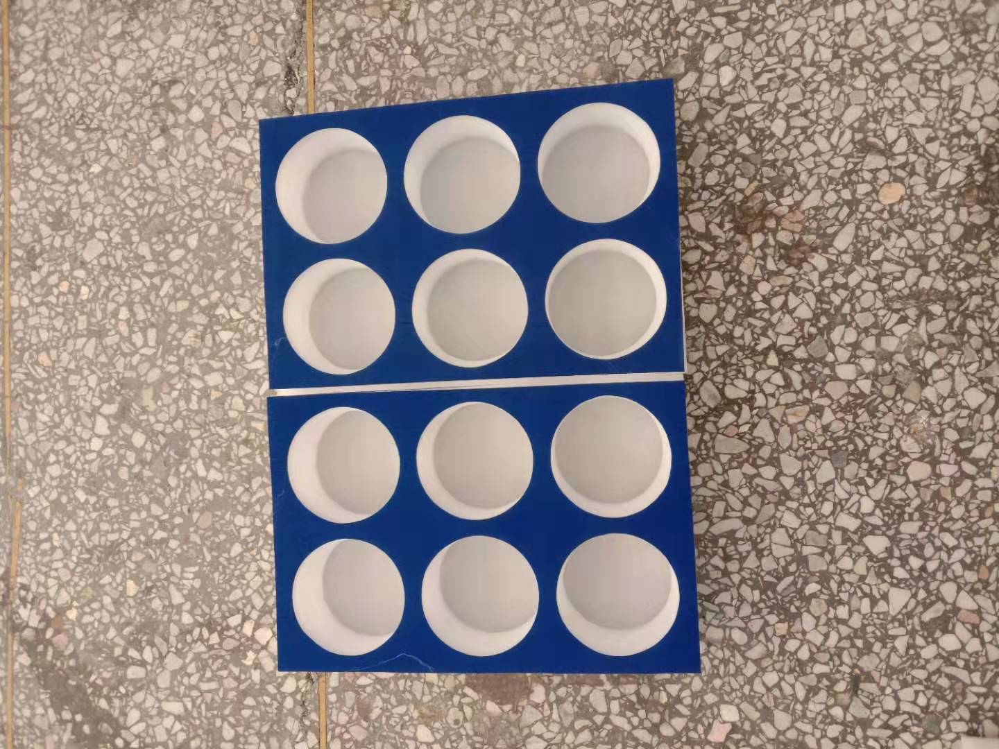 珍珠棉植绒珍珠棉定做 黑色泡棉复合蓝色绒布包装 礼盒内衬包装