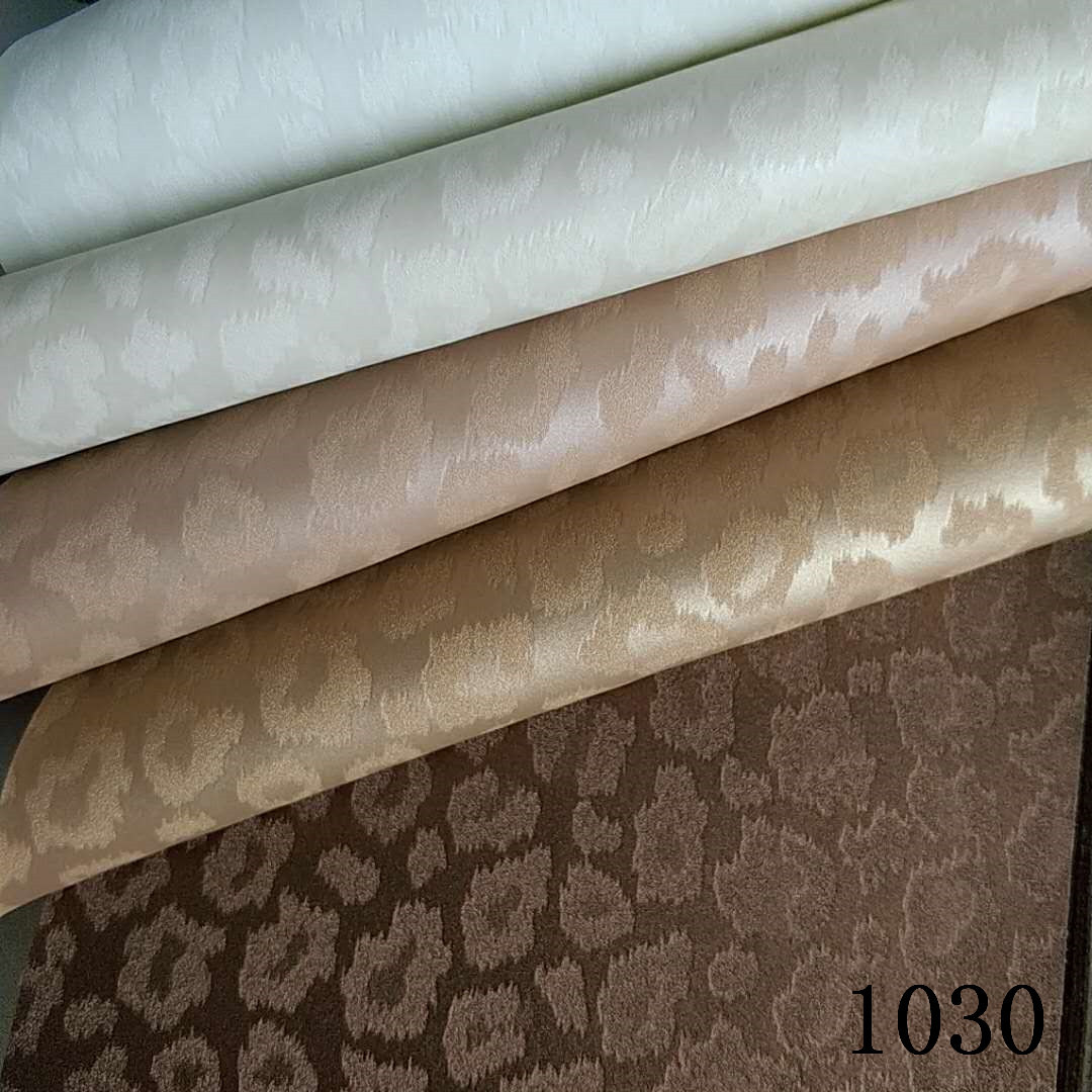 0.8豹纹PVC/PU革仿真皮底PVC针织底布料皮料布料家具皮革面料批发