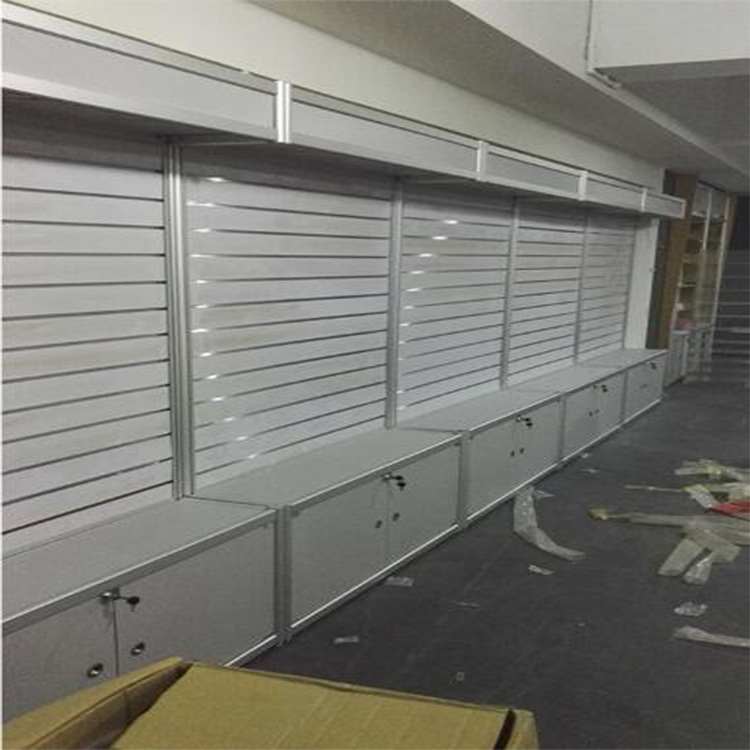 商场展柜槽板展示架 货架精品货架 槽板货架展示柜