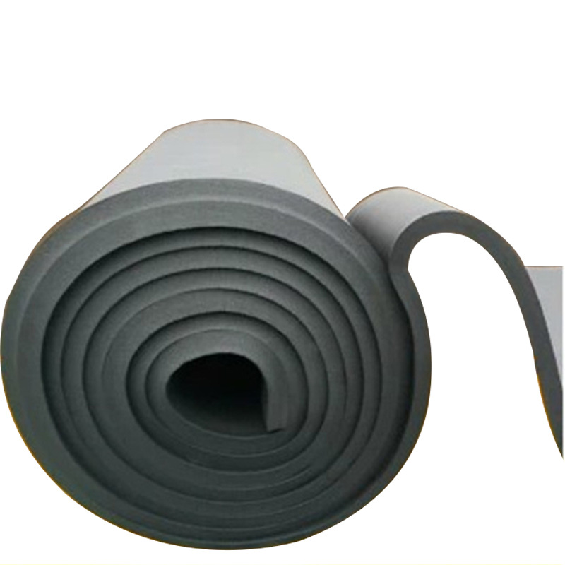 冷熱暖氣管厚50mm黑色加厚保溫保冷隔熱憎水橡塑板