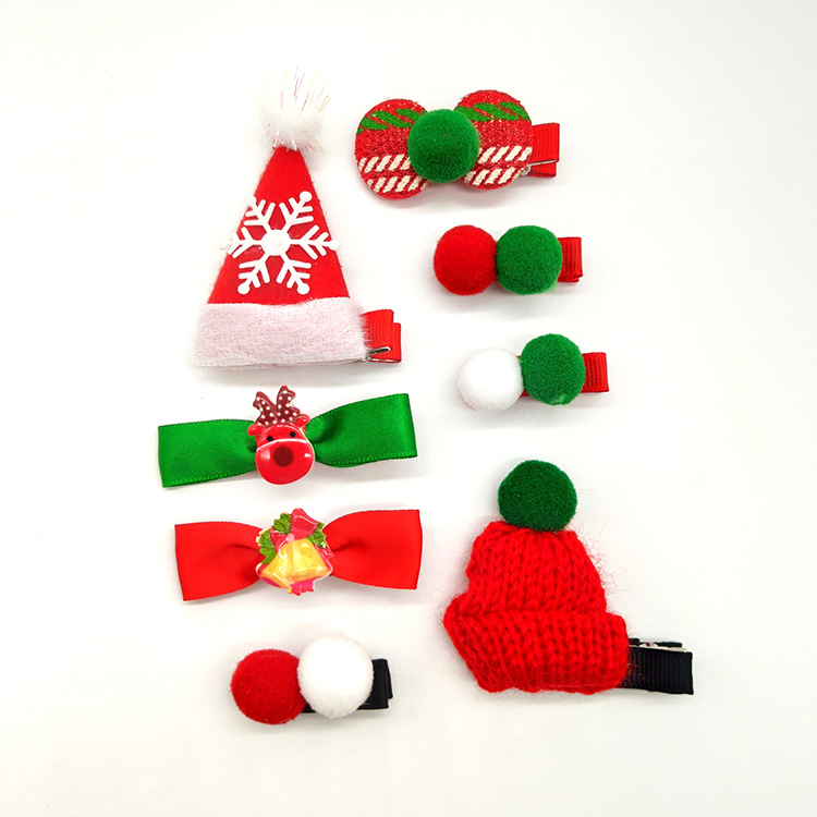 50g Weight Christmas Festival Women's Gender Cute Style Cute Women's Hair Clips 8