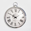 Golden silver plastic glossy quartz modern pocket watch, pink gold, simple and elegant design