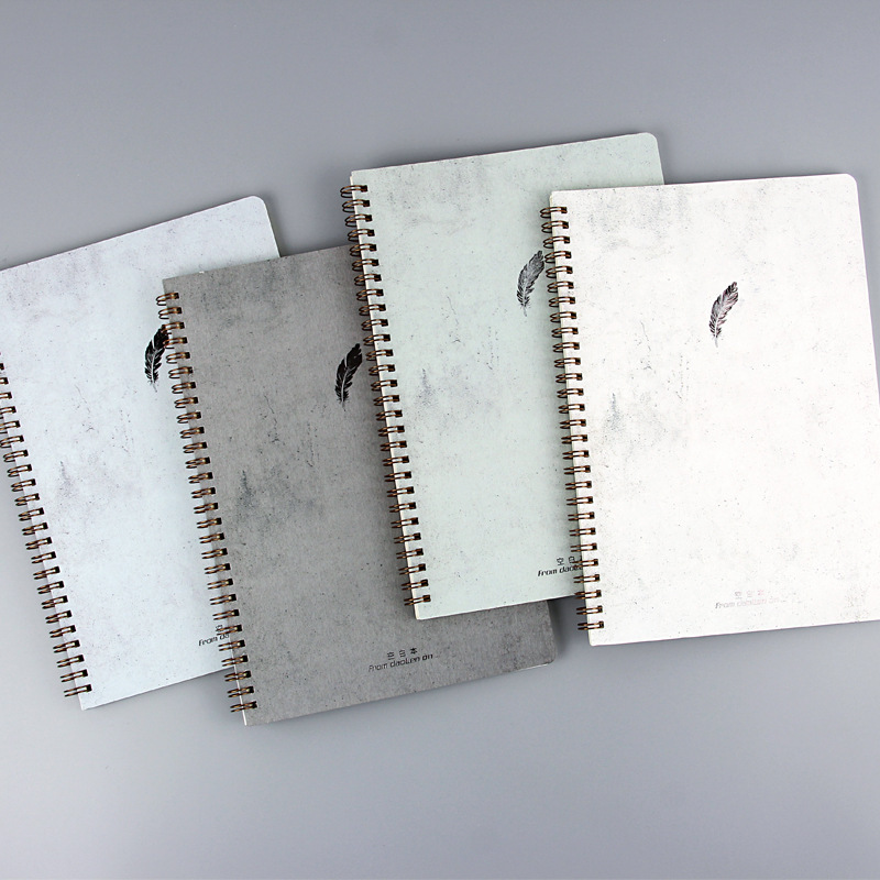 道林A5/B5空白双线圈本68页软抄本 金属线圈学生记事笔记本可定制