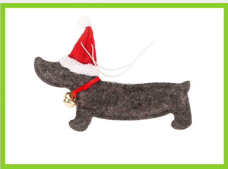 Christmas Dog Nonwoven Party Hanging Ornaments display picture 4