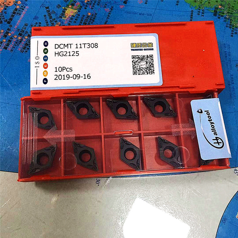 DCMT11T308黑色硬质合金涂层刀片