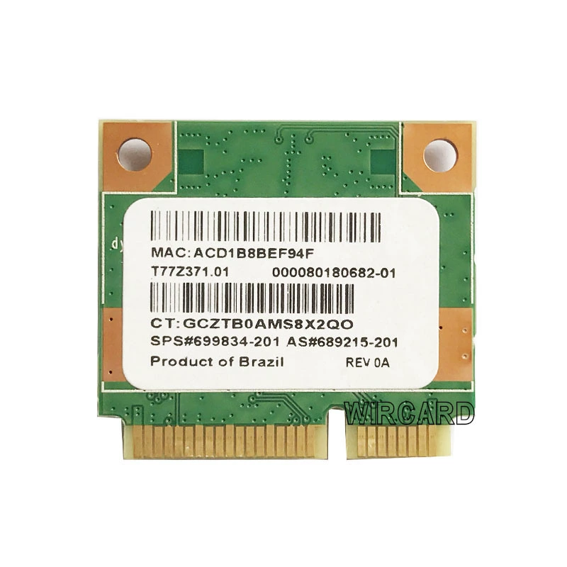 The new RALINK RT3290 mini PCI-E wireless network card+Bluetooth 3.0 industrial control machine all-in-one