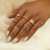 Brand ring with pigtail, set, European style, simple and elegant design