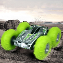 可充氣兒童遙控玩具車大輪胎越野遙控車 雜技標准版四通遙控車
