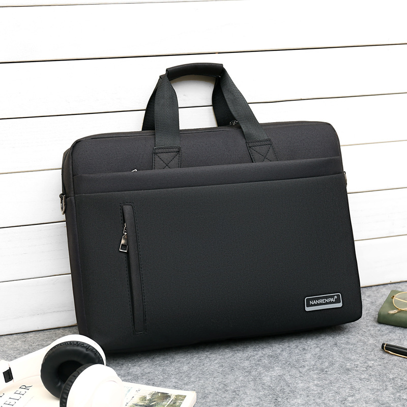 工厂自营笔记本电脑包男士包包大容量手提斜挎商务出差单肩公文包