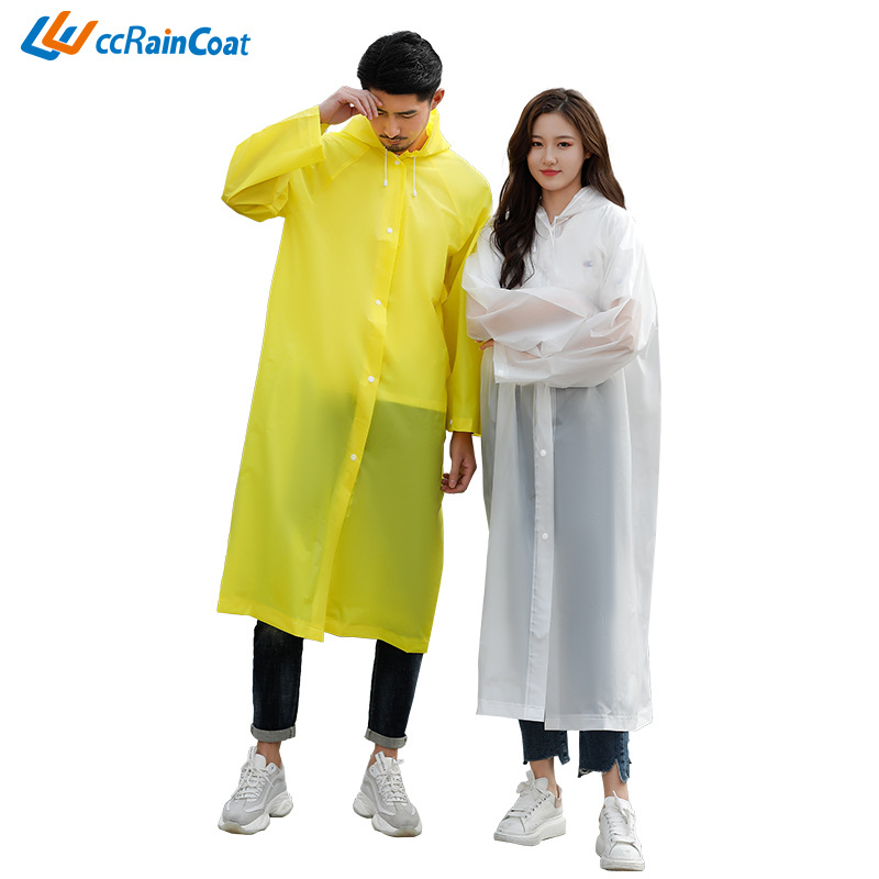 solid color travel climbing raincoat for men and women for hiking