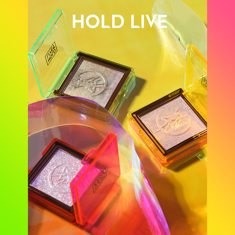 彩妆HOLD LIVE银河焕彩高光粉 独角兽神仙高光脸部提亮闪粉修容盘