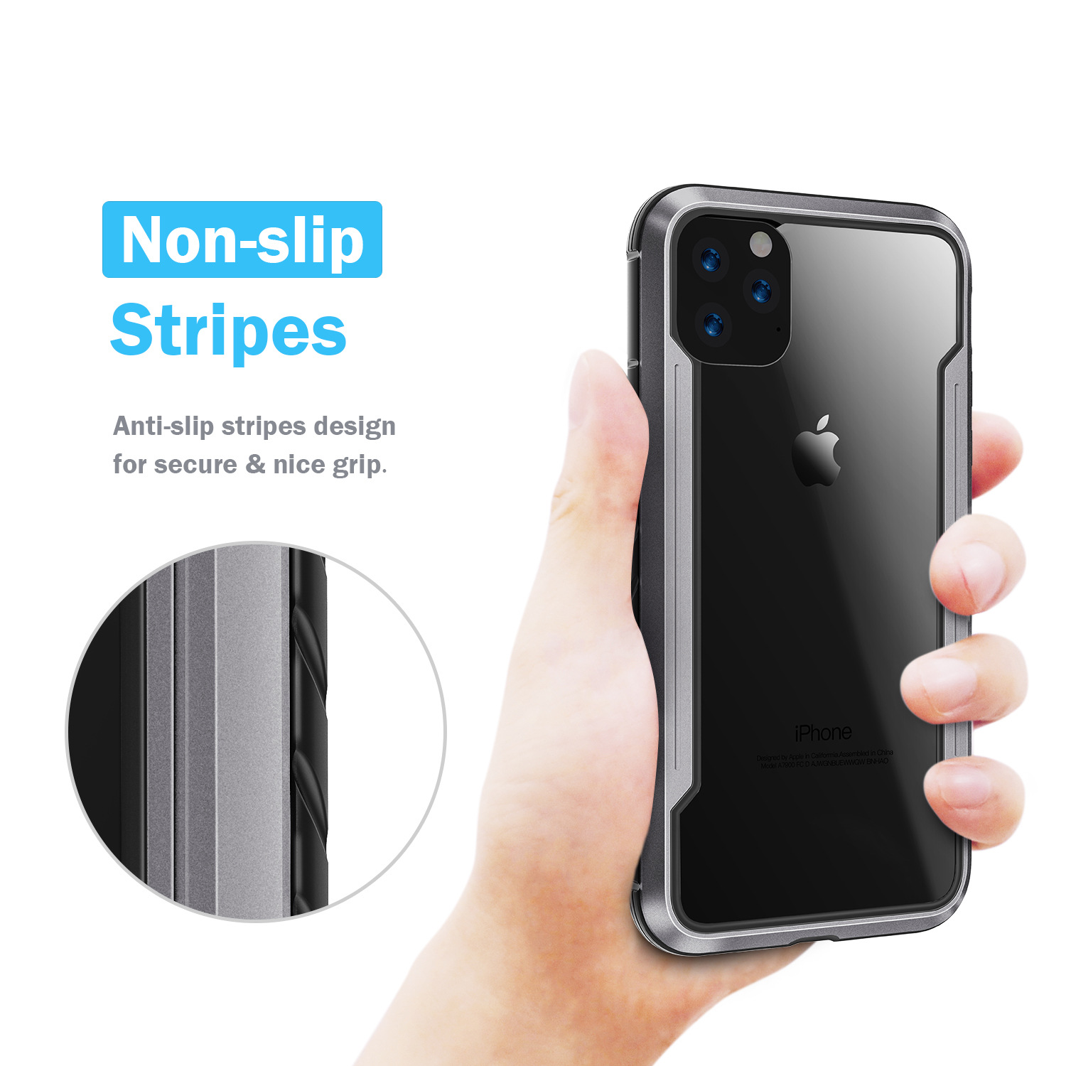 适用iPhone11手机壳 苹果11 pro max保护套透明PC防摔手机壳