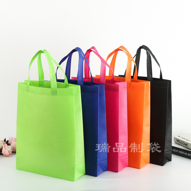 无纺布袋加急定做印刷LOGO 印字订制购物无纺布手提袋