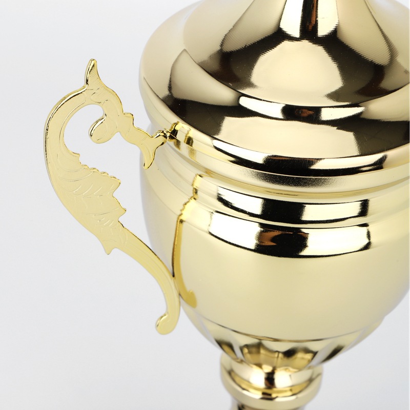 Trofeo de Metal para Premiación Empresarial de Hierro con Revestimiento al Vacío para Oficina
