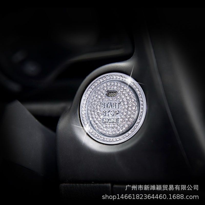 马自达cx5昂克赛拉阿特兹点火亮圈改装装饰cx4专用一键启动按钮贴