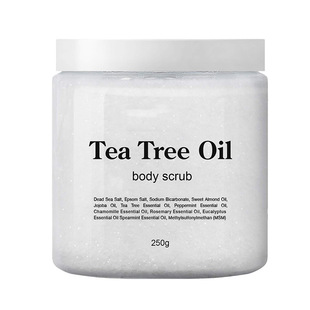 Cross-border supply tea tree essence scrub cream cleansing cutin moisturizing repair body scrub cream