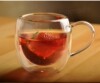 Double-layer cup, glass, tea set, 200 ml