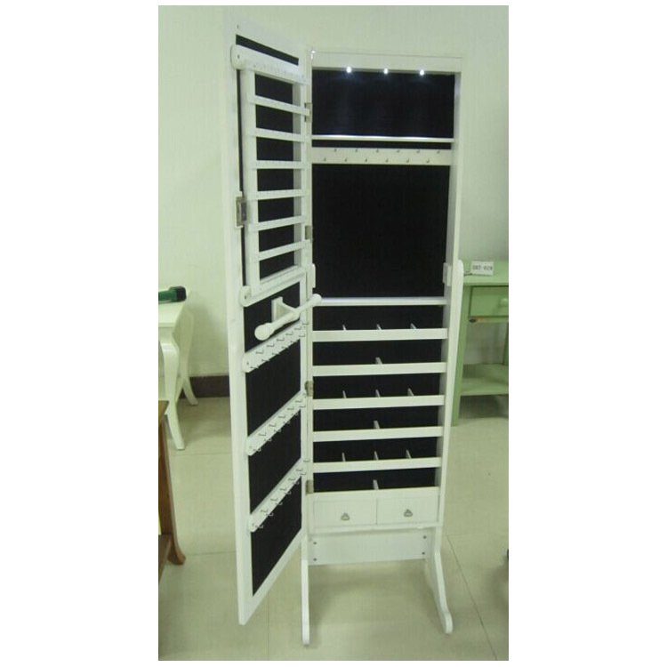 Guangzhou factory supply dresser Dressing Mirror cabinet Guangzhou Bamboo Length mirror LED Lamp fitting mirror