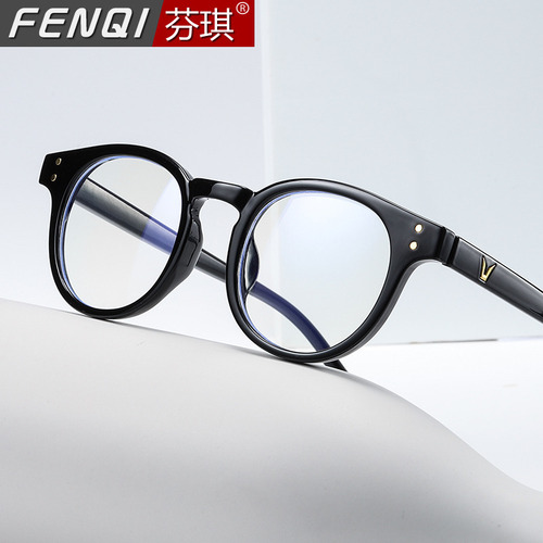 Anti-blue light radiation myopia glasses frame for women without makeup, plain glasses, Korean style trendy internet celebrity model 68286