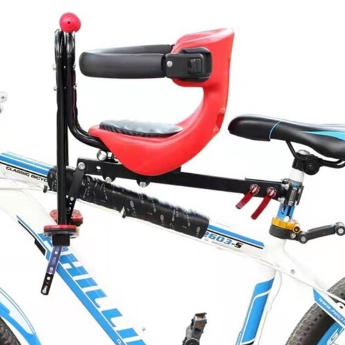 Bicycle child seat, safe baby seat, front mountain bike seat riding supplies