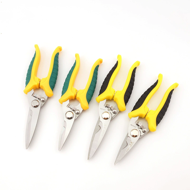 Jindiao multifunctional electrician scissors, electronic scissors, industrial scissors, wire trough scissors, wire scissors, tin shears, pruning shears