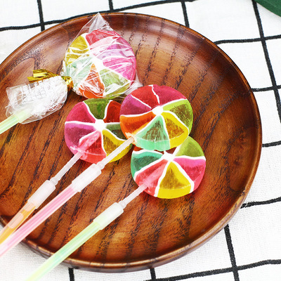 雅太手工切片水果味棒棒糖水果混合口味桶装10g盒装可代工定制|ms