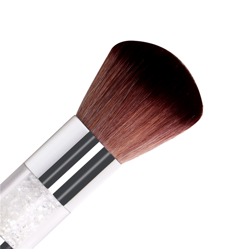 Cepillo de polvo de uñas marrón de alto grado especial transfronterizo cepillo de limpieza de uñas con cepillo de polvo de uñas de diamante ventas directas de fábrica