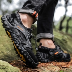 New Cross-border Large-size Watershed Outdoor Hiking and Rock Climbing Shoes with Open Mesh Surface Men's Casual Shoes