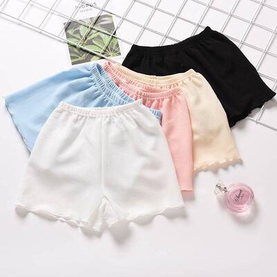 Order summer new pattern Thin section Leggings Korean Edition Bubble Curling Three minutes of pants Anti emptied Safety trousers
